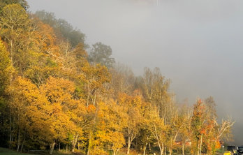 A picture of the mountains from the Outlaw Trail System.